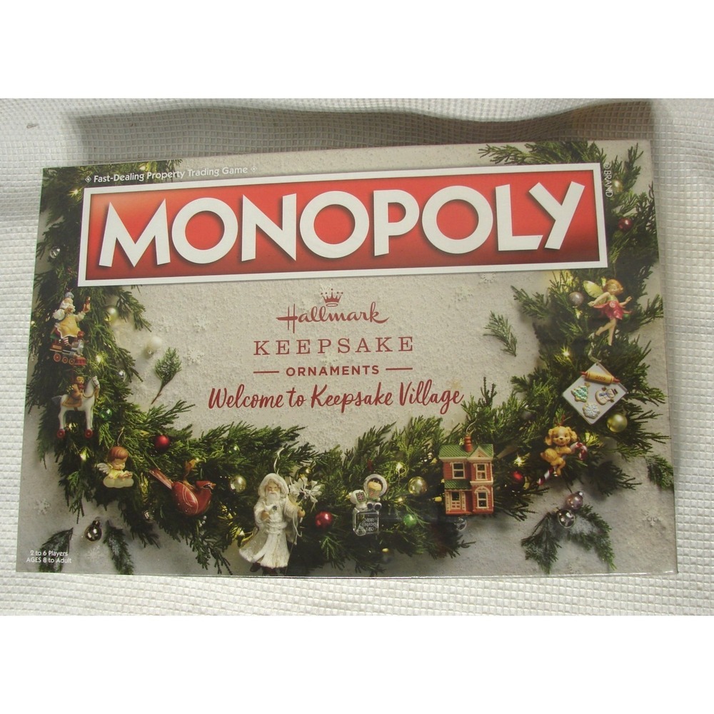 MONOPOLY HALLMARK CHRISTMAS Ornaments Keepsake LTD ED New Sealed Board Game